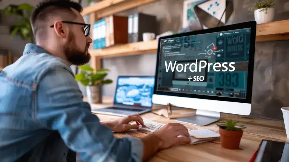 why-wordpress-is-the-best-platform-for-seo-header-woman-working-on-computer-clio-websites