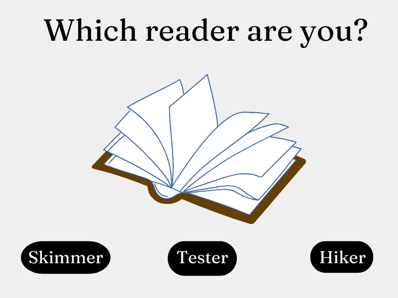 Which reader are you? 10 blog formatting steps