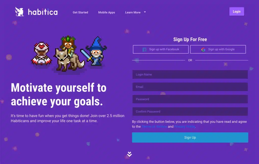 Gamification in Web Design - example
