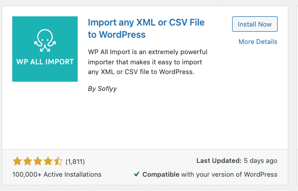 wp all import webflow to wordpress 1