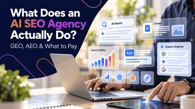 What Does an AI SEO Agency Actually Do? (GEO, AEO & What to Pay)
